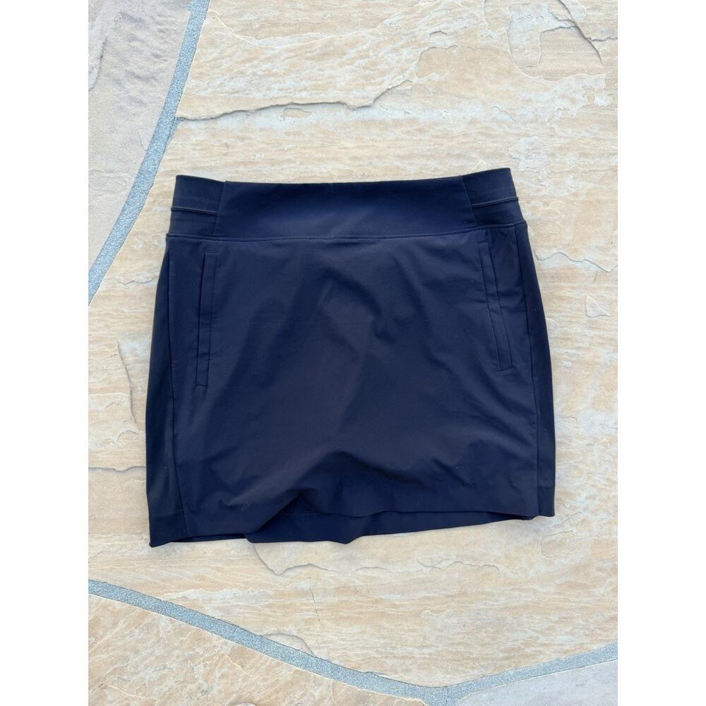 Athleta Black Athletic Skort Women’s Size M Medium Built-in Shorts Running Golf